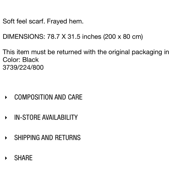 Zara new blanket scarf - Picture 4 of 4